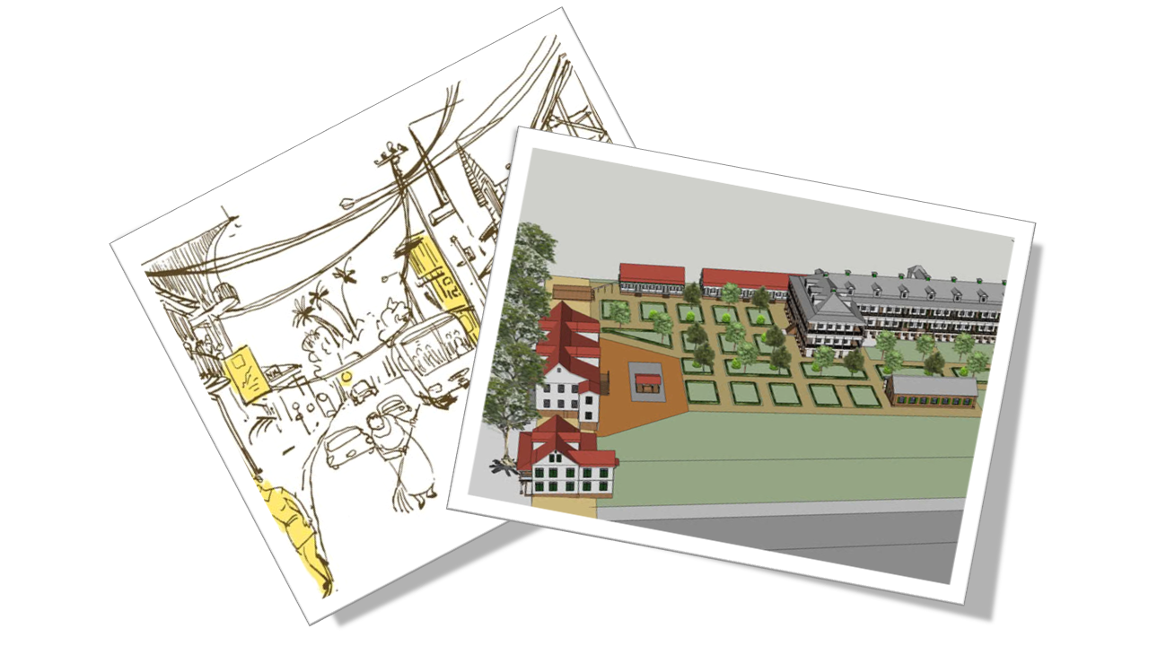 Re-design winners of the Green Paramaribo contest