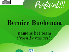 Student Bernice Buohemaa does explorations of accessibility and social inequality of urban green spaces in Paramaribo